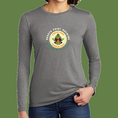 Tangerine Treat - Women's Tri Blend Long Sleeve Tee Thumbnail
