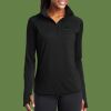 Ladies Sport Wick ® Stretch 1/4 Zip Pullover Thumbnail